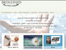 Tablet Screenshot of bridgewood.org